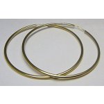 Klenoty Budín dámské obrovské velké zlaté kruhy H410 – Zboží Dáma