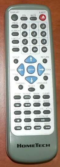 Dálkový ovladač General Hometech DVD-559 KMD-B, DIVX-667