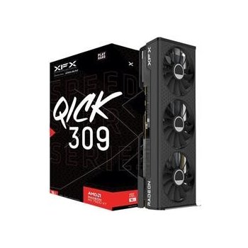 XFX Radeon RX 7600 XT SPEEDSTER QICK309 BLACK 16GB GDDR6 RX-76TQICKBP