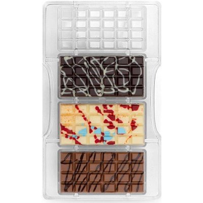 Polykarbonátová forma na čokoládu - tabulka Decora – Zboží Dáma