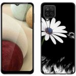 Pouzdro mmCase Gelové Samsung Galaxy A12 - bílá květina – Zboží Živě