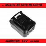 TopTechnology Makita BL1021B, BL1041B, BL1015B, BL1020B, BL1040B 3000mAh 12V- neoriginální – Zboží Mobilmania