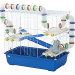 PawHut Klec pro drobné hlodavce modrá 78 x 45 x 73 cm – Zboží Dáma
