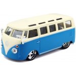 Bburago Plus Volkswagen Van Samba modrá bílá 1:32 – Sleviste.cz