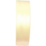 Saténová stuha 25mm 32m - ivory slonovina – Zboží Mobilmania