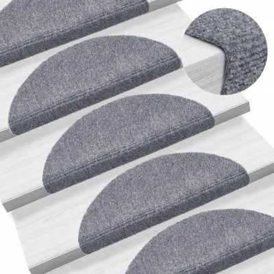 zahrada-XL Samolepící nášlapy na schody 5 ks světle šedé 56x17x3 cm – HobbyKompas.cz