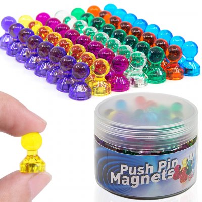 Magnet magnet SO-COOL 56 ks, válec 11 mm, 7 barev – Hledejceny.cz