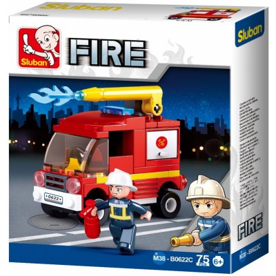 Sluban B0622C Hasiči Malé hasičské auto – Zboží Mobilmania