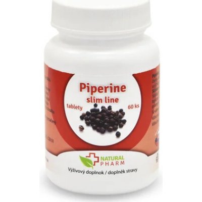 Natural Pharm Piperine slim line 60 tablet – Hledejceny.cz