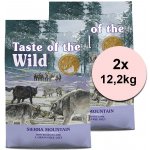 Taste of the Wild Sierra Mountain 2 x 12,2 kg – Hledejceny.cz
