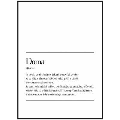 Jen tak z lásky Plakát Doma Rozměr plakátu: A4 (21 x 29,7 cm), Varianta: S fotkou – Zboží Mobilmania