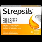 STREPSILS MED A CITRON ORM 0,6MG/1,2MG PAS 24 – Zboží Mobilmania