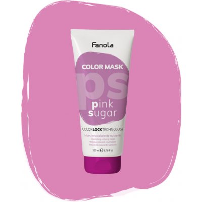 Fanola Color Mask barevné masky Pink Sugar růžová 200 ml – Zboží Mobilmania