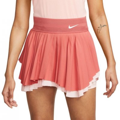 Nike Court Dri-Fit Slam Tennis Skirt adobe/pink bloom/white – Sleviste.cz