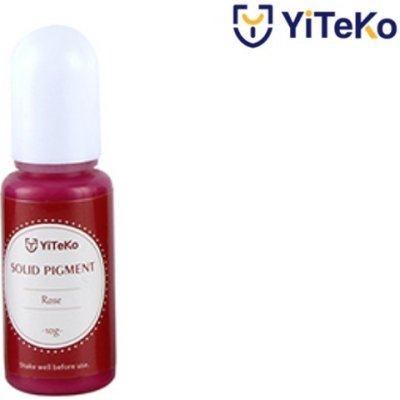 YiTeKo Tekutý pigment solid color rose 07 10 ml – Zboží Mobilmania