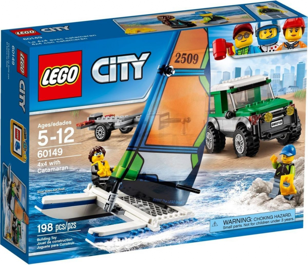 LEGO® City 60149 4x4 s katamaránem