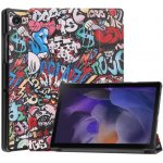 Vsechnonamobil ART Zaklápěcí obal Galaxy Tab A8 SM-X205 SM-X200 37533 GRAFFITY – Zboží Živě