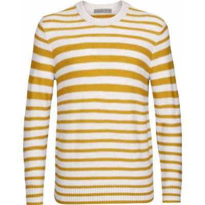 Icebreaker pánský merino svetr Mens Waypoint Crewe Sweater ecru heather silent gold – Zboží Mobilmania