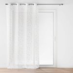 Douceur d'intérieur Záclona se zlatým potiskem, LOUXOR, 140 x 240 cm, bílá bílá – Hledejceny.cz