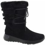 Skechers dámské kožené sněhule 144020-BBK-265 černé – Zboží Dáma