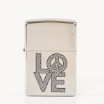 ZIPPO chrom geb. color cLove and Peacec – Hledejceny.cz