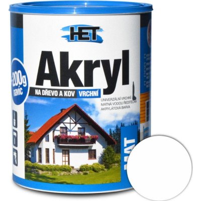 Het Akryl mat 0,7kg bílá