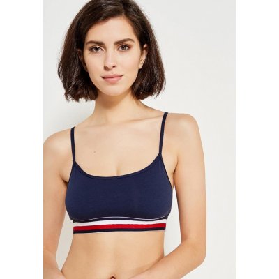 Tommy Hilfiger dámský tmavě modrý fit bralet z bio bavlny – Hledejceny.cz