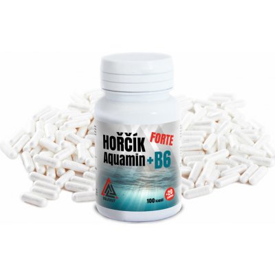 Hořčík Aquamin + B6 FORTE VALKNUT 120 kapslí – Hledejceny.cz