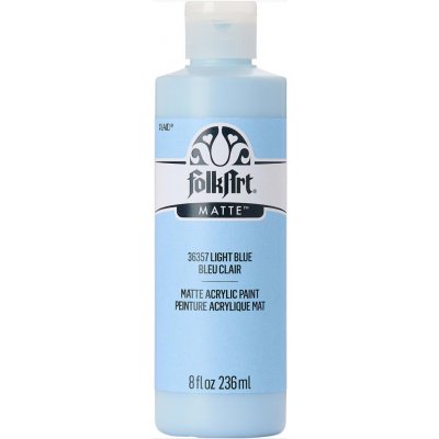 FolkArt Acrylic Paint akrylová barva s matným povrchem 236 ml light blue – Hledejceny.cz