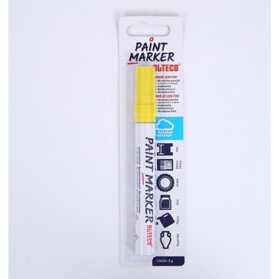 Alteco Paint Marker 8 g popisovač žlutý 9576 – Zboží Mobilmania