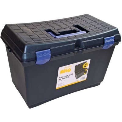 MAGG PROFI Plastový kufr na nářadí; 515x287x338 mm, s 1 přihrádkou, nosnost 120 kg