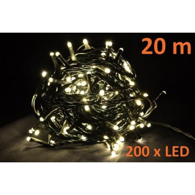 Nexos 4267 Vánoční LED osvětlení 20 m teple bílé 200 diod