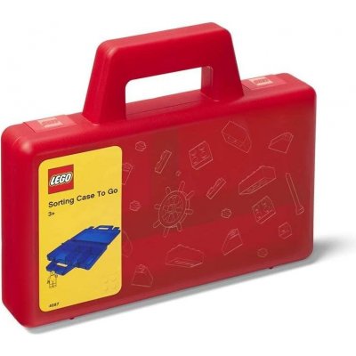 LEGO® Úložný box TO-GO, červená 40870001 – Zboží Mobilmania