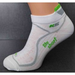 KS Lite Short nízké sportovní ponožky Bílá