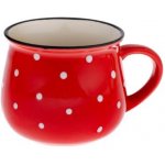 Casa de Engel Keramický hrnek s puntíky červený 770 ml – Sleviste.cz