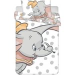 Jerry Fabrics povlečení Dumbo Dots 100 x 135 cm 40 x 60 cm – Sleviste.cz