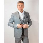 FRAPPOLI oblek pánský 6176 3 dílný šedá – Zboží Dáma