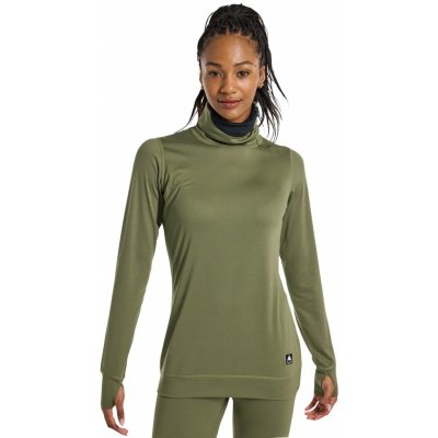 Burton Wms Midweight Long Neck forest moss – Zboží Dáma