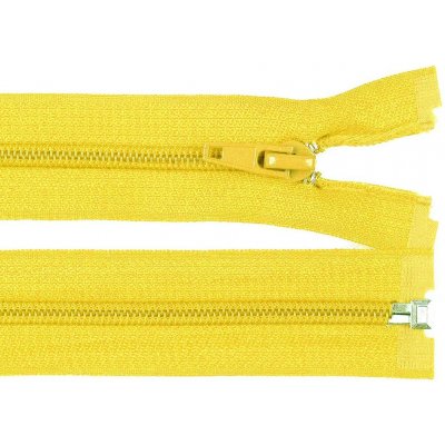 Pro Háčkování Spirálový zip No 5 dělitelný 40 cm žlutý – Hledejceny.cz