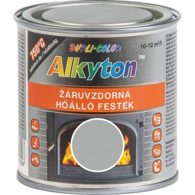 Alkyton žáruvzdorná vypalovací barva 0,25L stříbrná RUST-OLEUM – HobbyKompas.cz