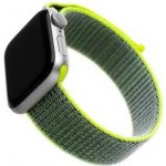 FIXED Nylon Strap na Apple Watch 38/40/41 mm - tmavě limetkový FIXNST-436-LIGR – Hledejceny.cz