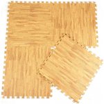 TRINFIT Fitness Puzzle Mat WOOD / 120x120x1 cm / dřevo – Zboží Dáma