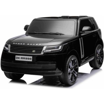 Beneo Elektrické autíčko Range Rover model 2023 Dvoumístné černé Koženková sedadla Rádio se vstupem USB Zadní Pohon s odpružením 12V7AH Baterie EVA kola Klíčové třípolohové startování 2,4 GHz