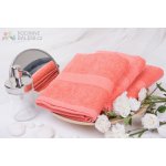 XPOSE Froté ručník VERONA 3ks lososový 30 x 50 cm – Zboží Dáma
