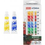 akrylové barvy Easy creative 12 ks – Sleviste.cz