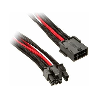 SilverStone kabel 8-pin PCI 6+2-pin PCIe 25 cm černo-červená SST-PP07-PCIBR – Zboží Mobilmania