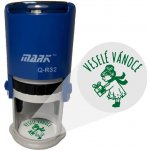 Mark Samonamáčecí razítko Veselé Vánoce 001 bez barvy 40mm – Sleviste.cz