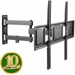 Držák na TV 32"- 70" na zeď Holmios, kloubový 90°h +10-15°v, nosnost 35kg, 10 let záruka – Sleviste.cz