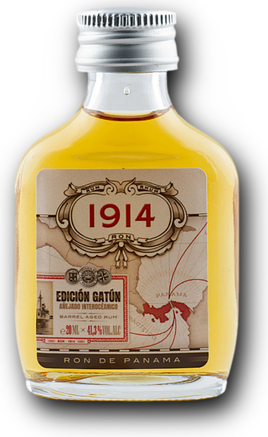 Ron 1914 Edición Gatún Mini 41,3% 0,02 l (holá láhev)