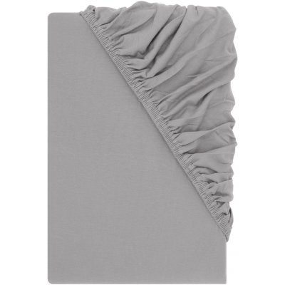 LIVARNO Žerzejové napínací prostěradlo šedé 180-200x200 – Zboží Dáma